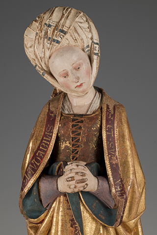 5. Treurende vrouw (detail), Antwerpen, ca. 1480, Museum Catharijneconvent, Utrecht