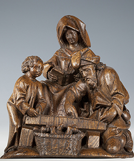 8. Heilige Familie, Adriaen van Wesel, 1475-1480, Museum Catharijneconvent, Utrecht