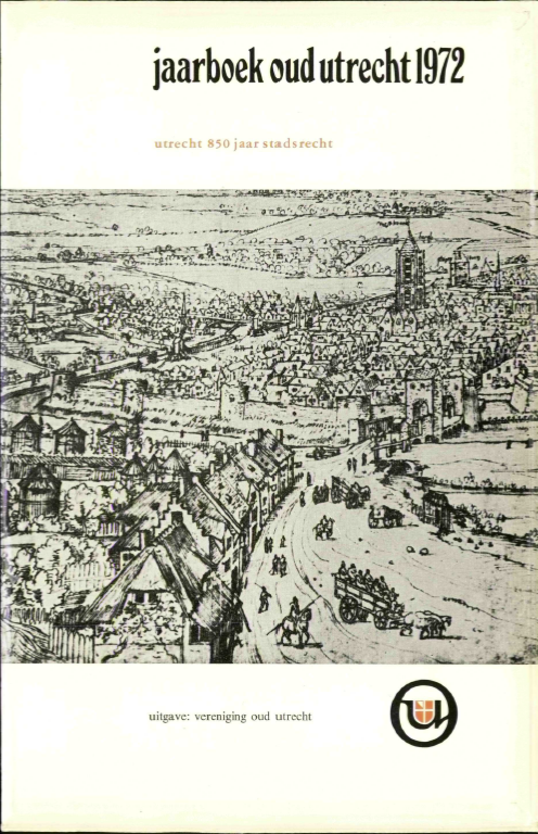 Cover Jaarboek 850 jaar stadsrechten Utrecht
