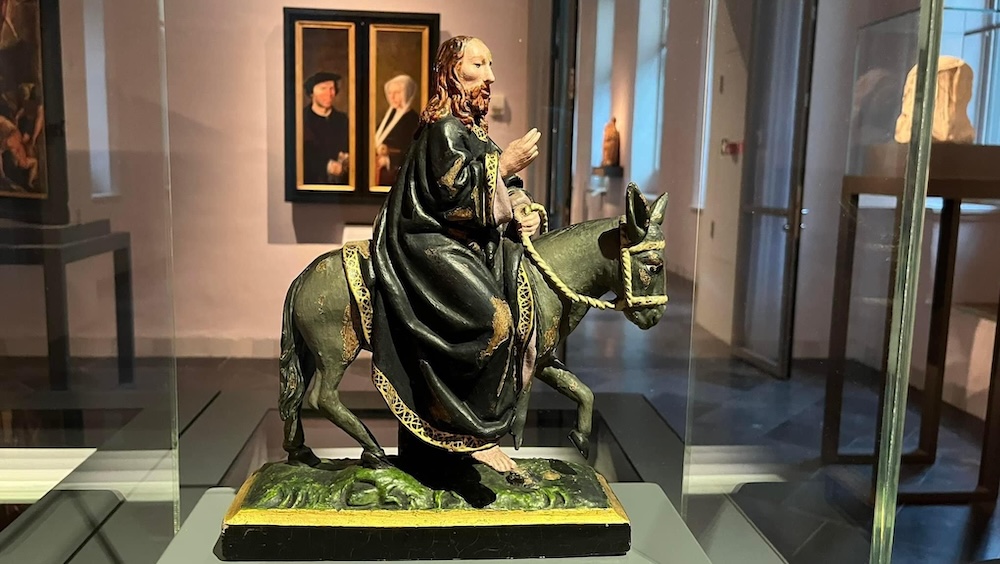 Jezus op de ezel 1490 Utrechts atelier Museum Catharijneconvent