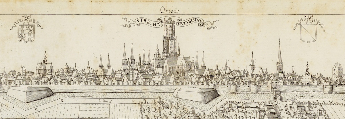 Panorama stad Utrecht vanuit het oosten Adam van Vianen 1598 2