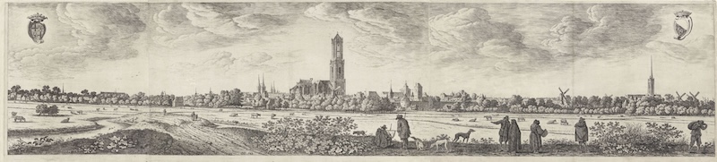 Stadsprofiel Utrecht Herman Saftleven 1648 Rijksmuseum