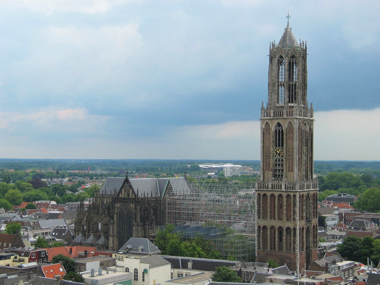 750 jaar Domkerk steigers