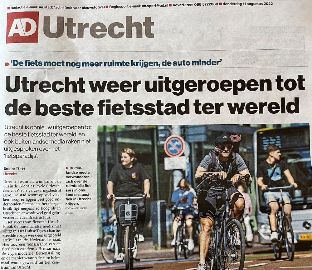 AD Utrechts Nieuwsblad 11 augustus 2022