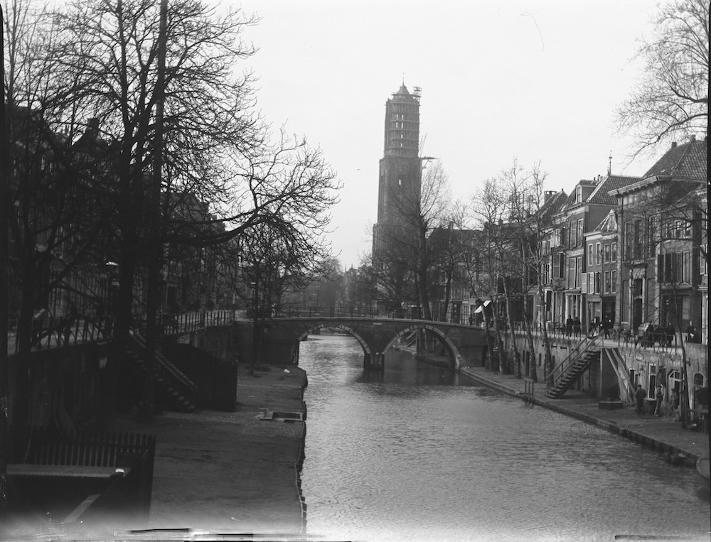Utrecht Oudegracht richting noorden 1902