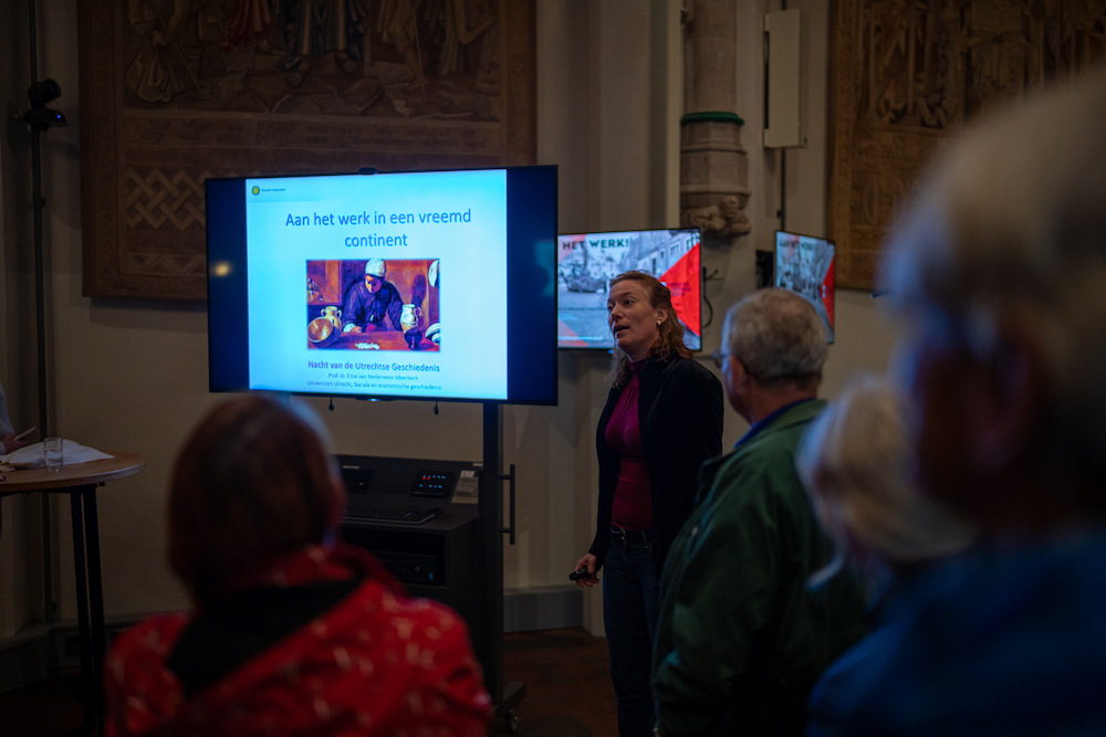 Nacht van Utrechtse geschiedenis walk 10 Elise van Nederveen Meerkerk van Universiteit Utrecht