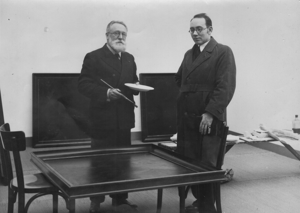 Albert Servaes en Jan Engelman Catharijneconvent april 1934