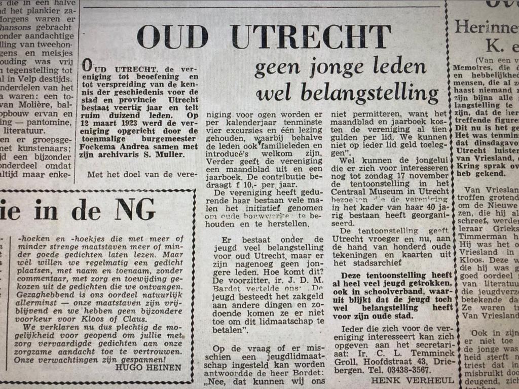 UN 13 11 1963 Over Oud Utrecht