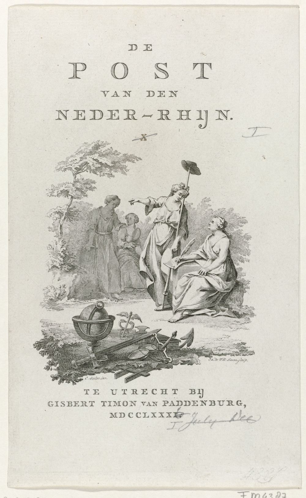 De Post van den Neder Rhijn 1786