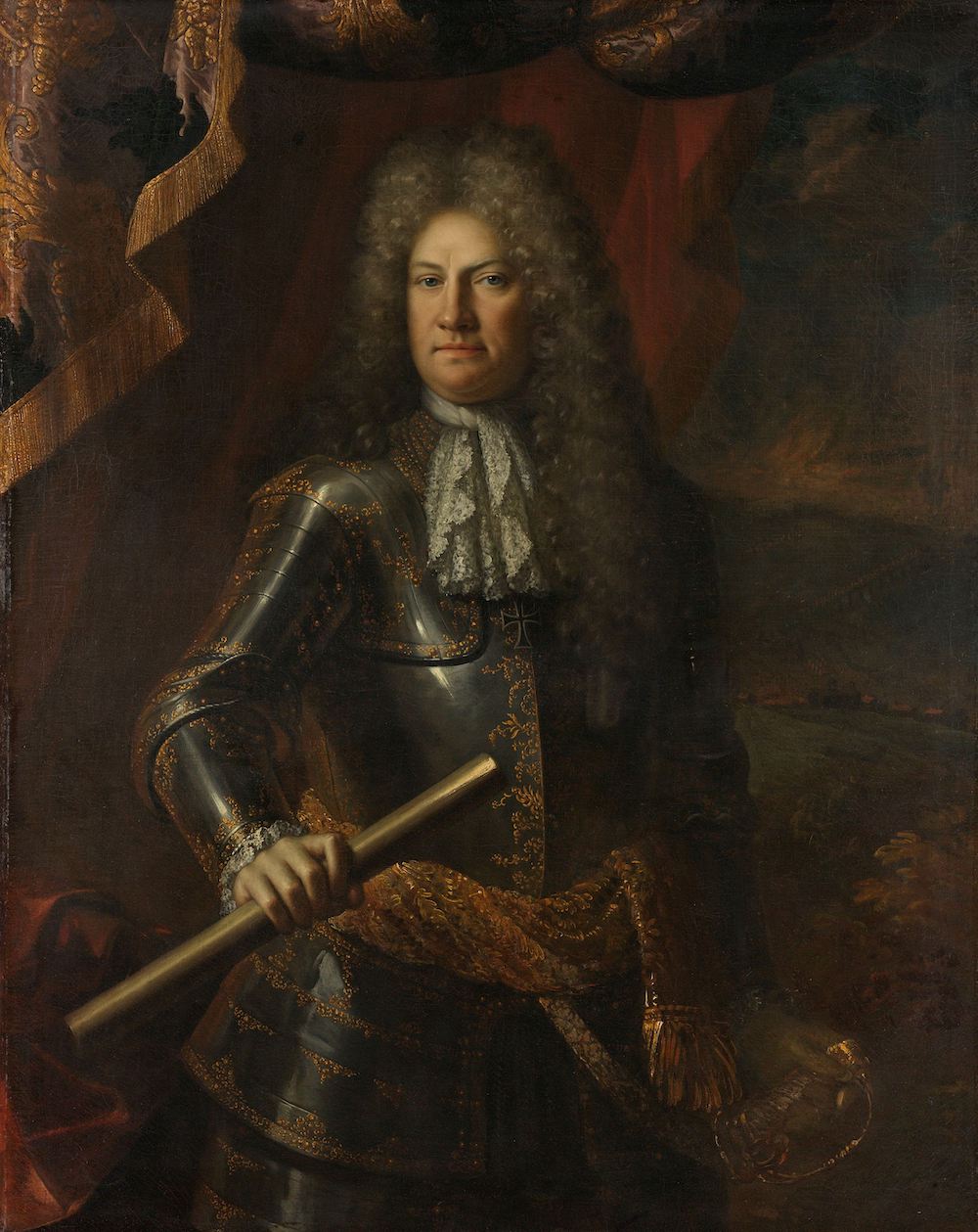 Godard van Reede 1644 1703 heer van Amerongen Luitenant generaal Adriaen van der Werff 1690 1703 Rijksmuseum
