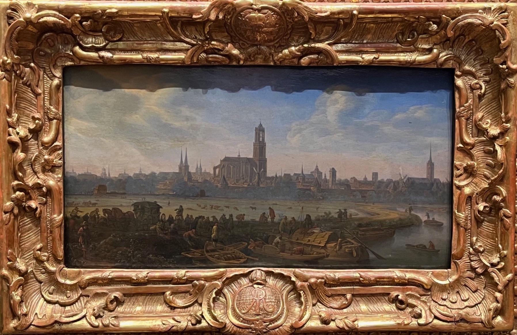 Panorama Utrecht vr de storm Herman Saftleven Gemldegalerie Alte Meister Dresden