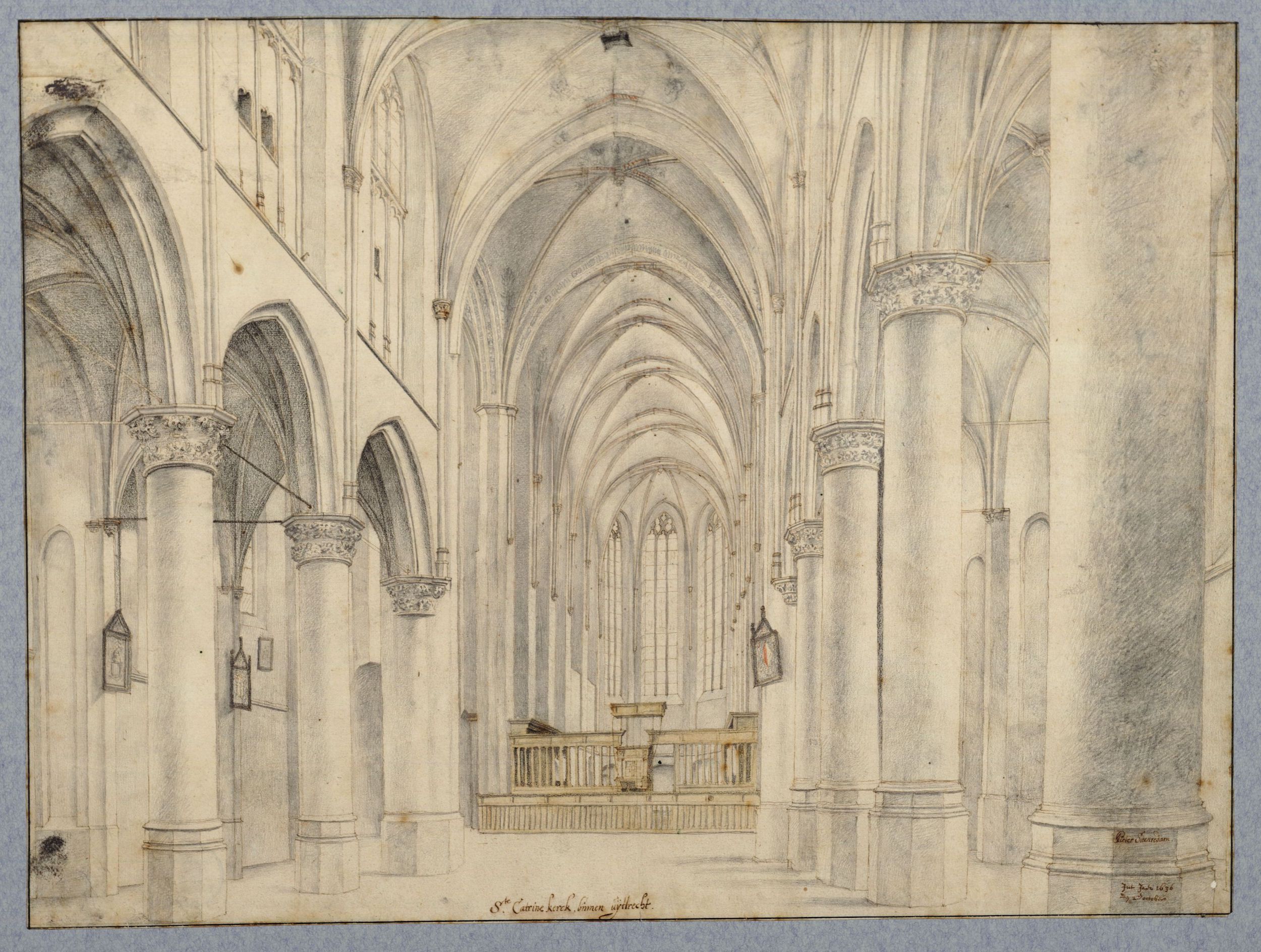 St Catharinakerk Pieter Saenredam 1636 Het Utrechts Archief