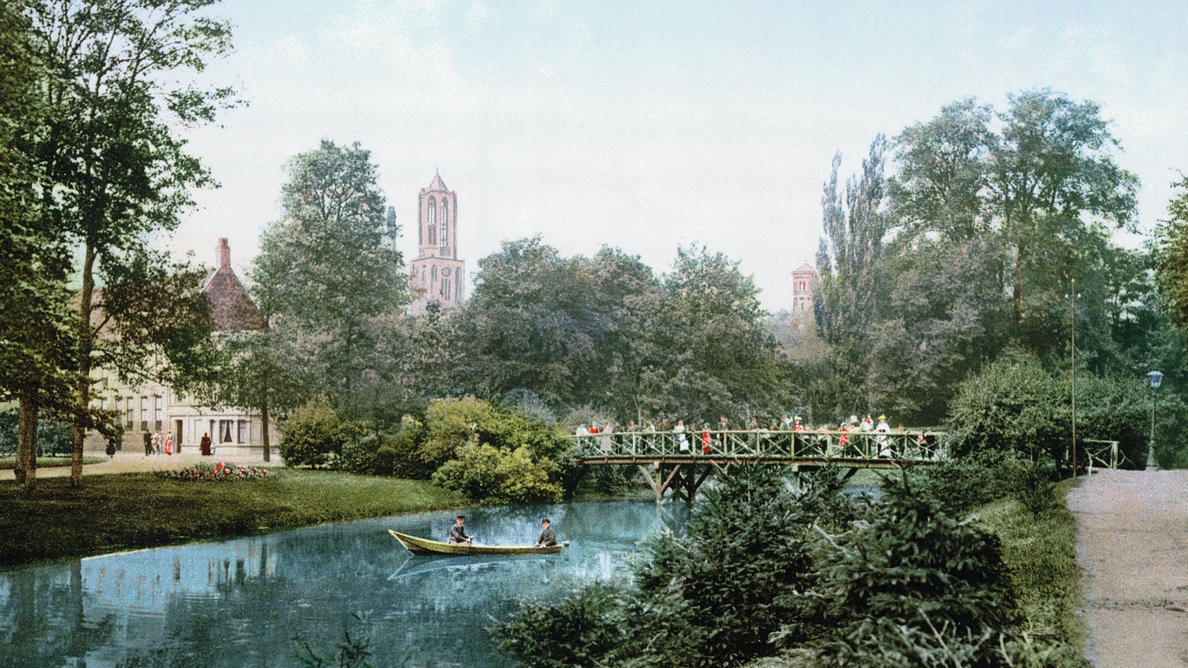 Utrecht Maliesingel En Knuppelbrug 1900