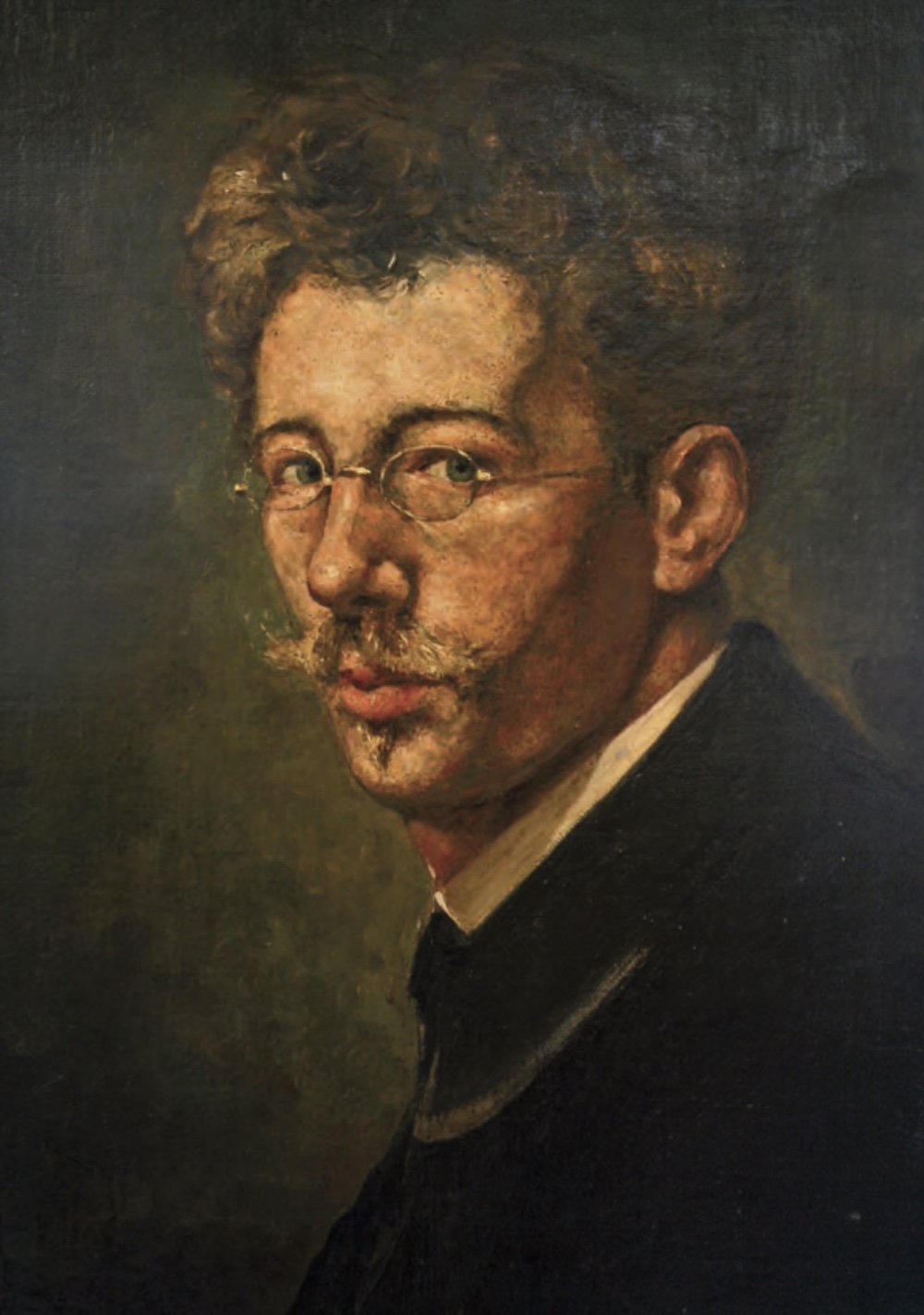Willem van Leusden zelfportret 1913 particuliere collectie