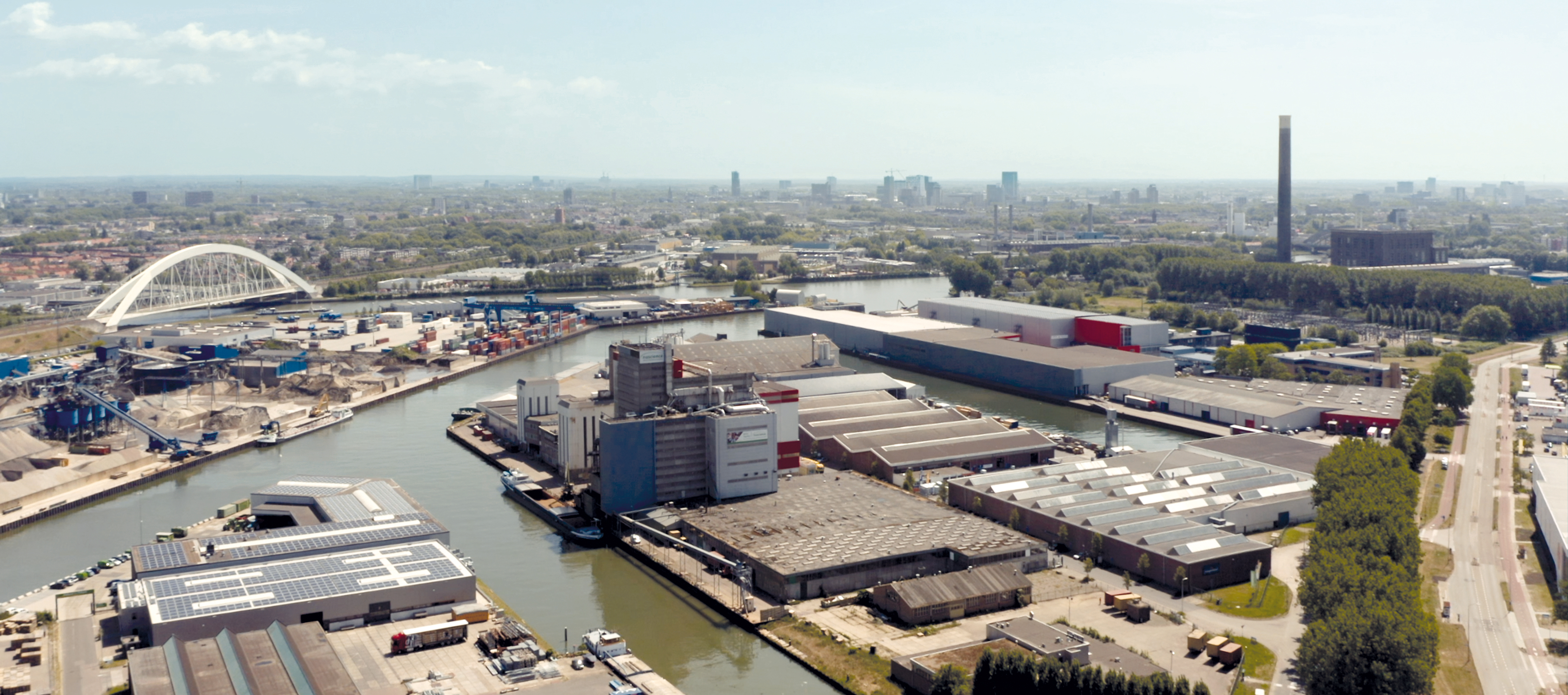 Luchtfoto van Lage Weide