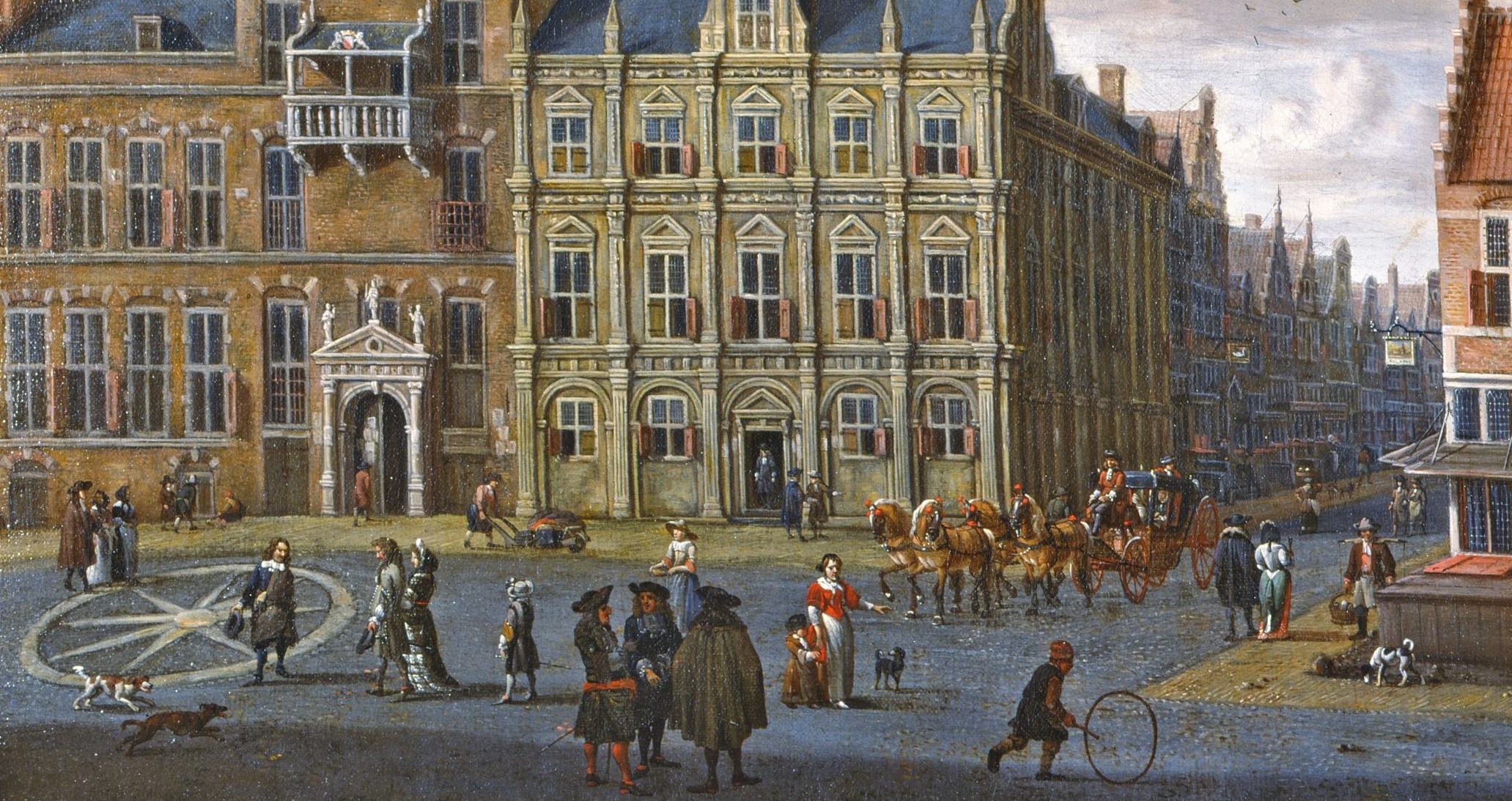 detail schilderij Jan van der Heyden