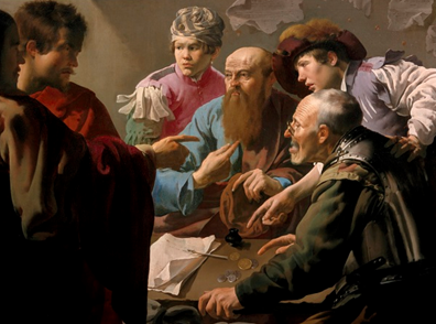 Hendrick ten Brugghen, De roeping van Mattheus (1621)