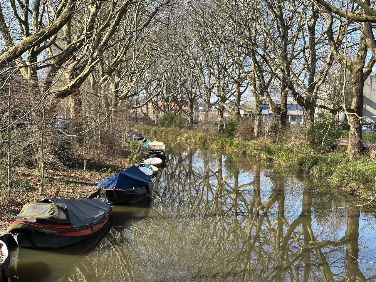 De Biltsche Grift gegraven in de ruime bocht van de vroegere Vecht, bron: Wim ten Brinke