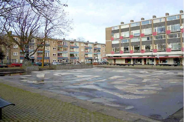 Wederopbouw wijk Halve Maan - Herderplein